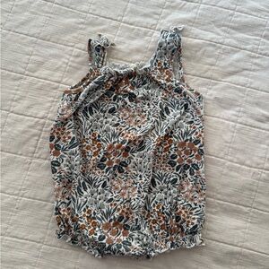 Rylee + Cru Floral Camisole - Black, White, Brown